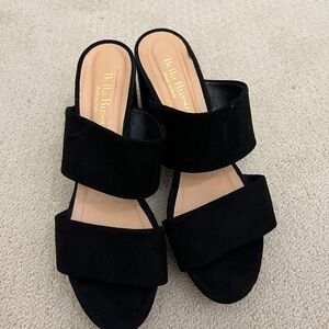 Gregory’s Bella Russo black suede sandals 41/10